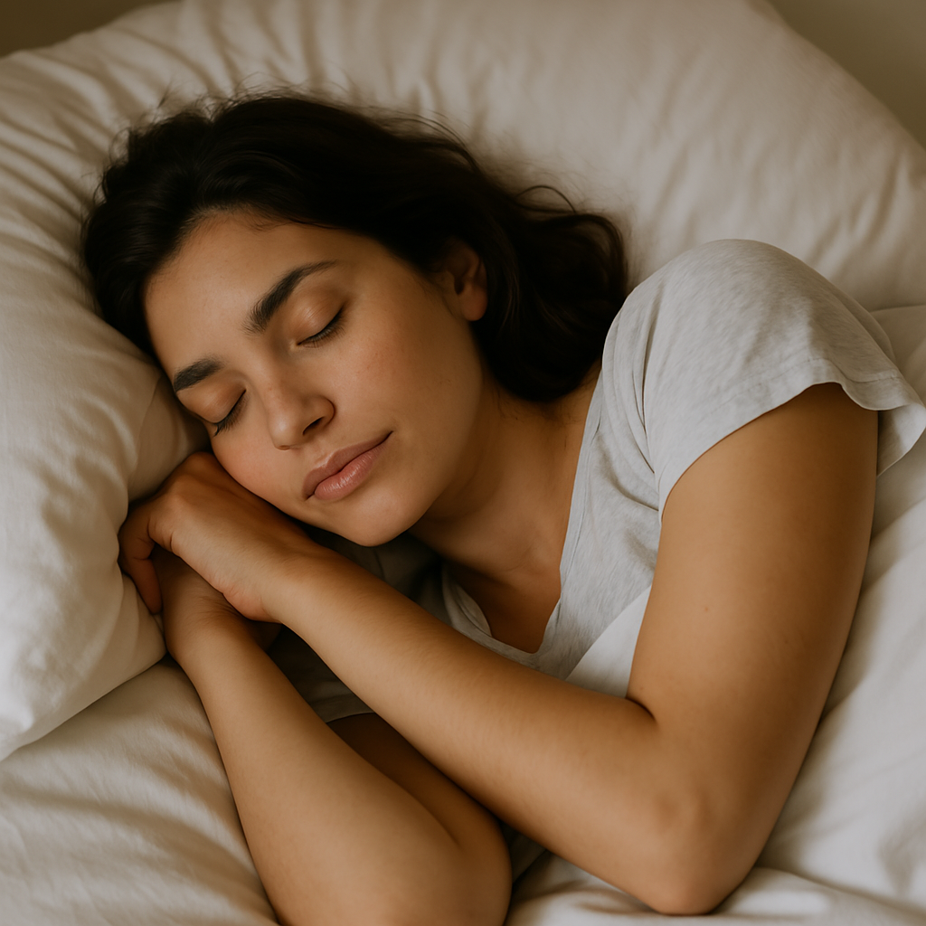 Woman sleeping peacefully